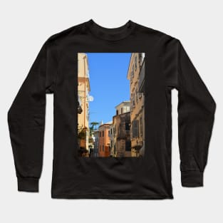 A View of Corfu Town, Greece Long Sleeve T-Shirt